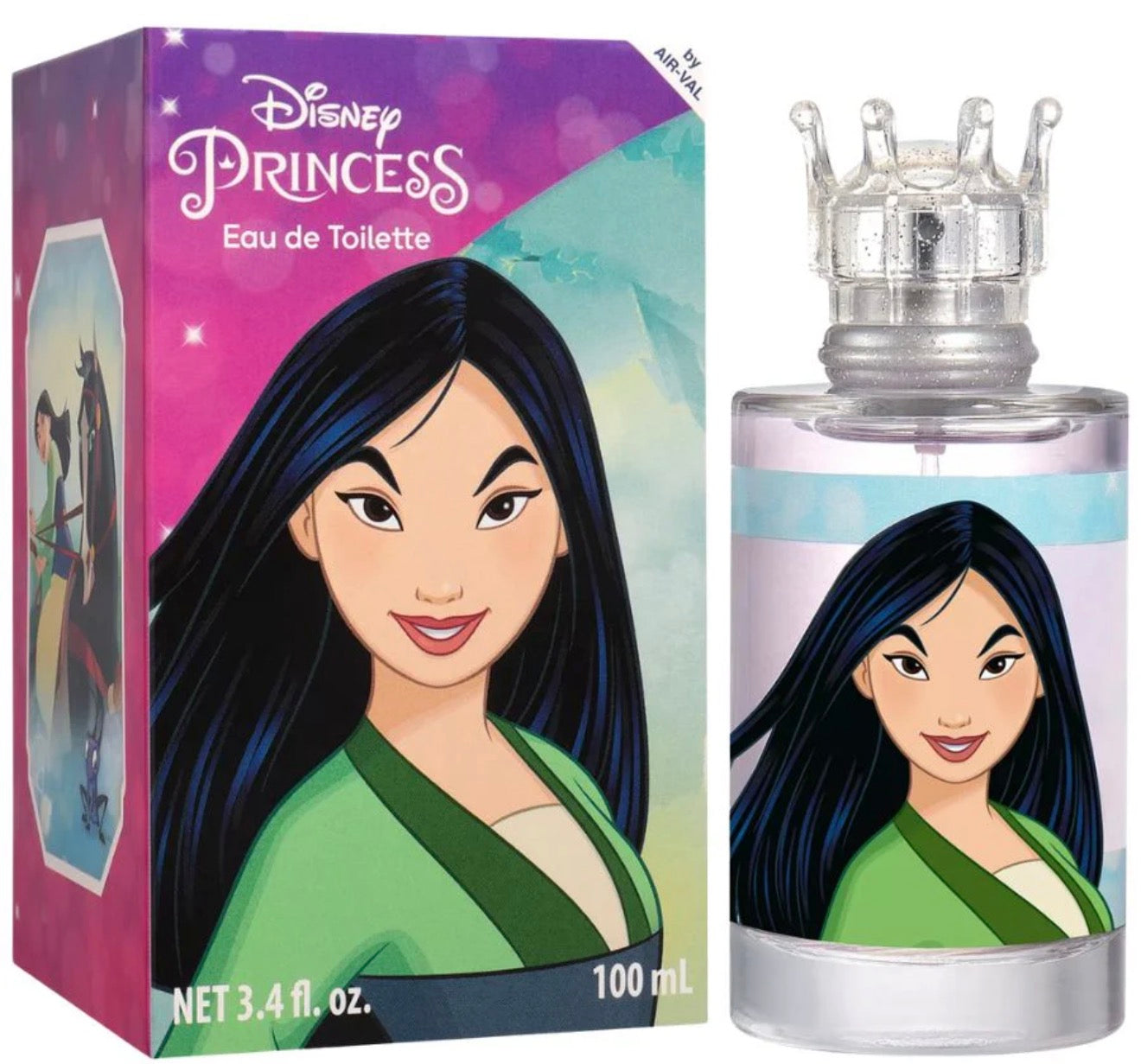 Princesa Mulan de Disney para niñas, 3.4 oz EDT Spray